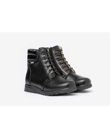 per Bambina STIVALETTI SCOLASTICI IN PELLE ANGELITOS 480 NERO NEGRO