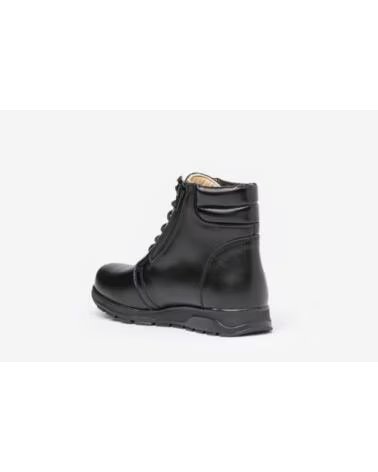 per Bambina STIVALETTI SCOLASTICI IN PELLE ANGELITOS 480 NERO NEGRO