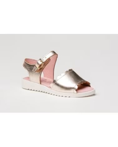Sandali per Bambina ANGELITOS IN PELLE PER 574 PLATINO