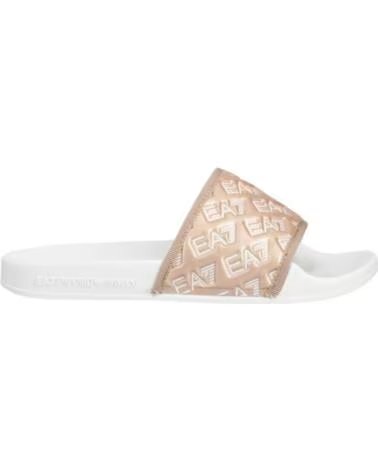 ARMANI EA7 CHINELOS EMPORIO XCP010 XK340 N341 WHITE ROSE GOLD WHITEROSE