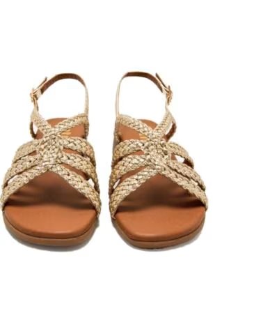 MTNG Sandalias de Tacon Mujer Mustang 55786 Oro DORADO