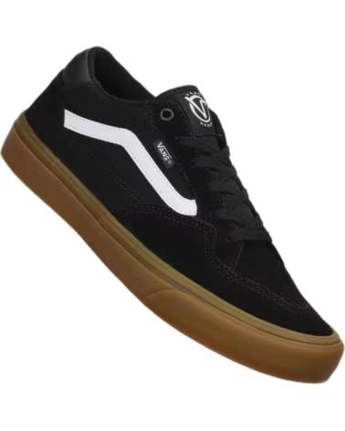 ZAPATILLAS DE SKATE VANS OFF THE WALL - NEGRAS CON SUELA GUM NEGRO