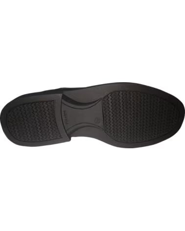 Man shoes SUAVE BY LEYLAND LEATHER SHOE IN BLACK NEGRO
