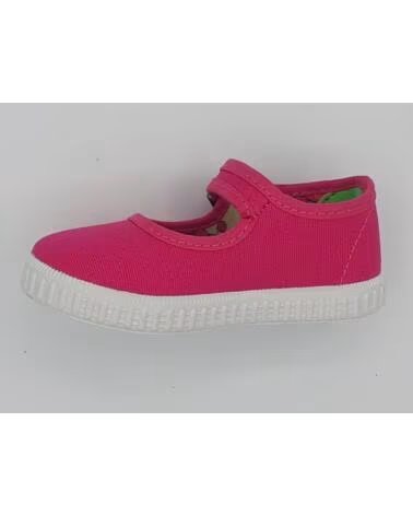 girl Trainers JAVER FUCHSIA CANVAS MARY JANES FOR GIRLS FUXIA