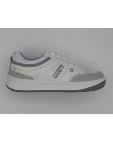 Deportivas de Hombre PAREDES ZAPATILLAS PIEL CON CORDONES BLANCO