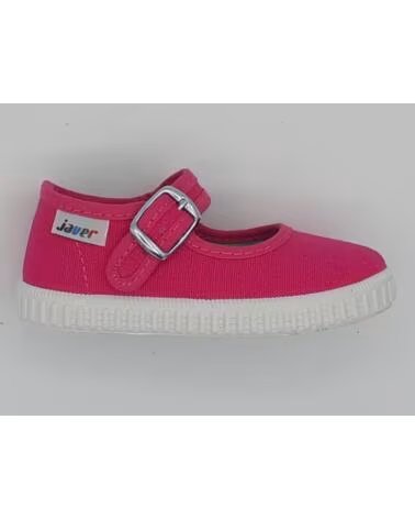 girl Trainers JAVER FUCHSIA CANVAS MARY JANES FOR GIRLS FUXIA