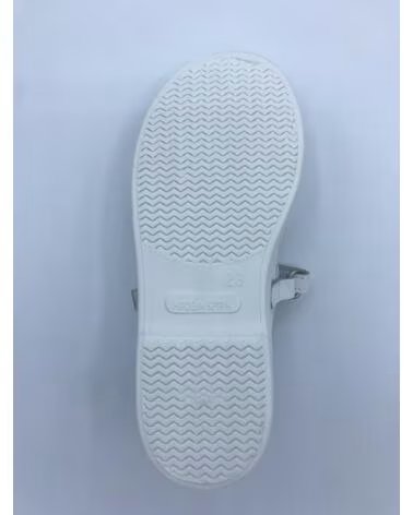 Sapatos de Menina XIQUETS MERCEDITAS EM PELE GRAVADA BLANCO
