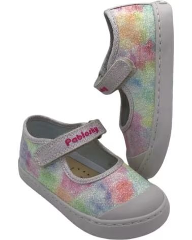 Scarpe per Bambina PABLOSKY MERCEDITAS TELA GLITTER NINA 975430 MALVA