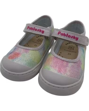 Scarpe per Bambina PABLOSKY MERCEDITAS TELA GLITTER NINA 975430 MALVA