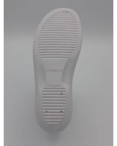Schuhe für Damen und Herren PERCLA ARBEITSSCHUH AUS WEISSEM LEDER BLANCO