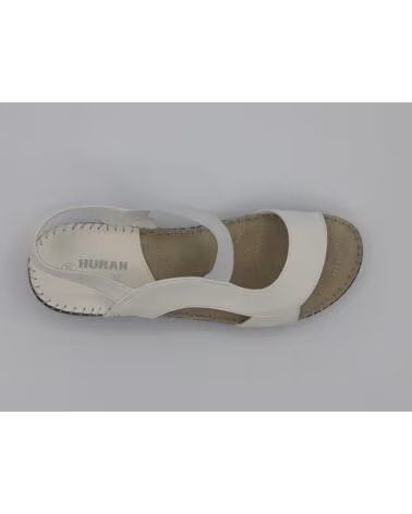 CALZADOMANIA SANDÁLIA FEMININA HURAN CONFORTO BRANCO BLANCO