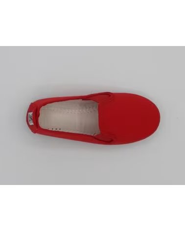 Zapatos de Niña JAVER ZAPATILLAS LONA KUNG-FU UNISEX ROJO