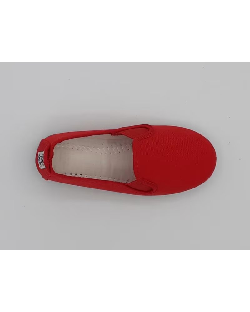 Zapatos de Niña JAVER ZAPATILLAS LONA KUNG-FU UNISEX ROJO