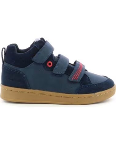 KICKERS BOTAS INFANTIL BILBON VELCRO NEGRO