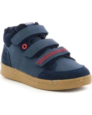 KICKERS BOTAS INFANTIL BILBON VELCRO NEGRO