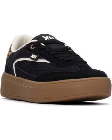 XTI 146278 SNEAKER MIT ANIMAL-PRINT-DETAIL NEGRO