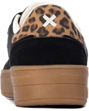 XTI 146278 SNEAKER MIT ANIMAL-PRINT-DETAIL NEGRO
