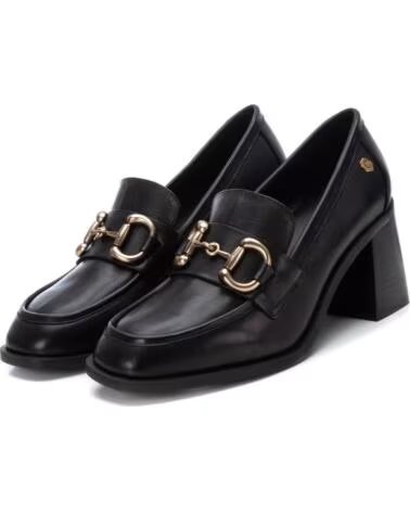 CARMELA 161127 SLIPPER AUS SCHWARZEM LEDER NEGRO