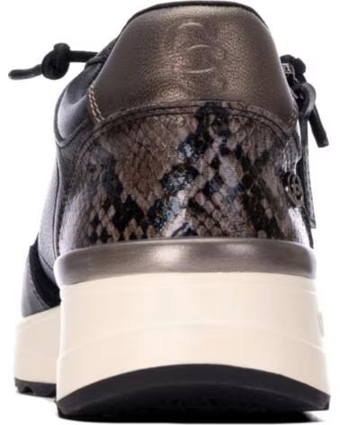 CARMELA 164221 LÄSSIGE SNEAKER AUS SCHWARZEM LEDER NEGRO