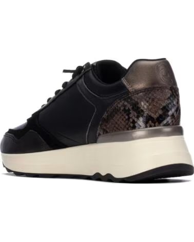 CARMELA 164221 LÄSSIGE SNEAKER AUS SCHWARZEM LEDER NEGRO