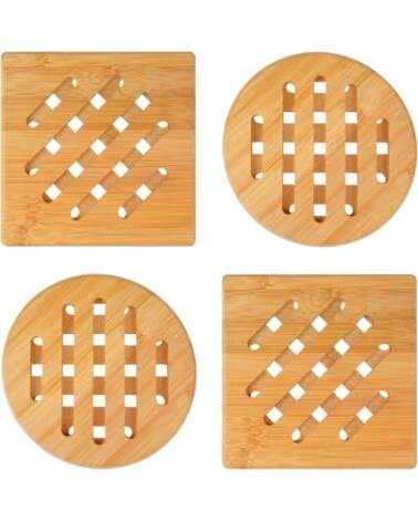 EXCELLENT SALVAMANTELES DE BAMBÚ PARA COCINA MULTICOLOR