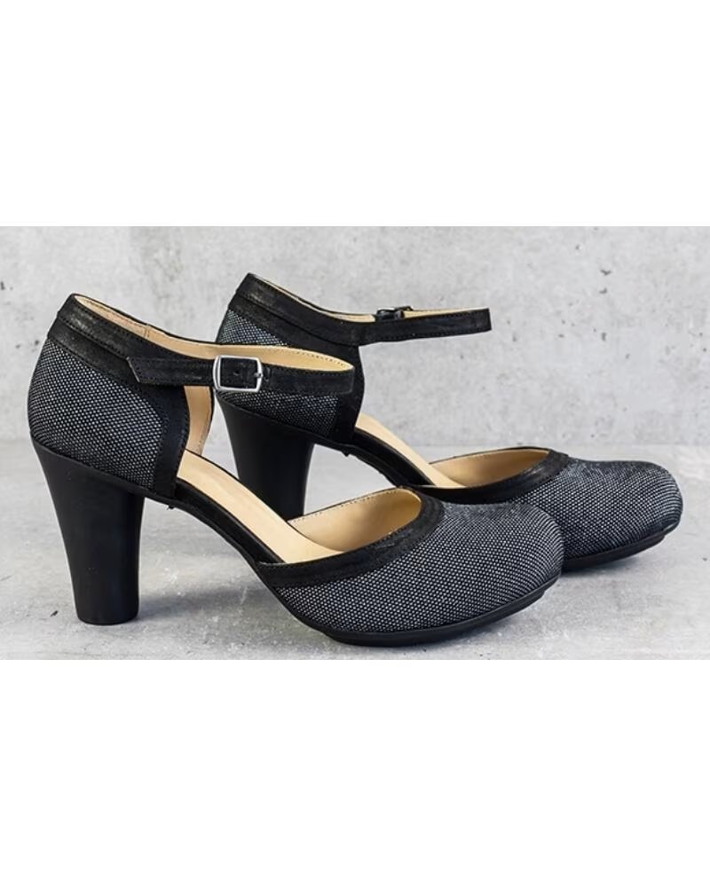 ZAPATOS DE TACÓN DYSFUNCTIONAL BOOLIN 10 CON TIRA MARY JANE AZUL
