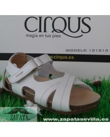 CIRQUS sandalias 151212 elaboradas en piel ROJO