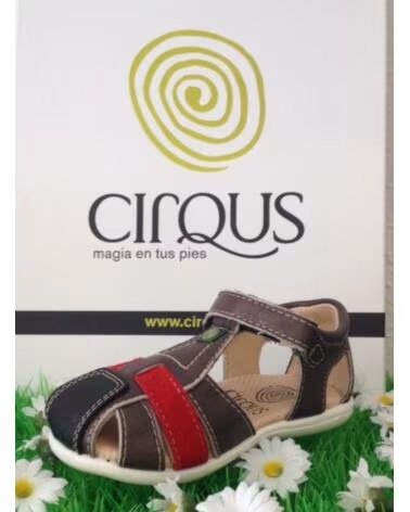 CIRQUS sandalias 151205 elaboradas en piel ninos BEIGE