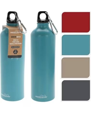 REDCLIFFS BORRACCIA IN ALLUMINIO 700ML CON MOSCHETTONE MULTICOLOR