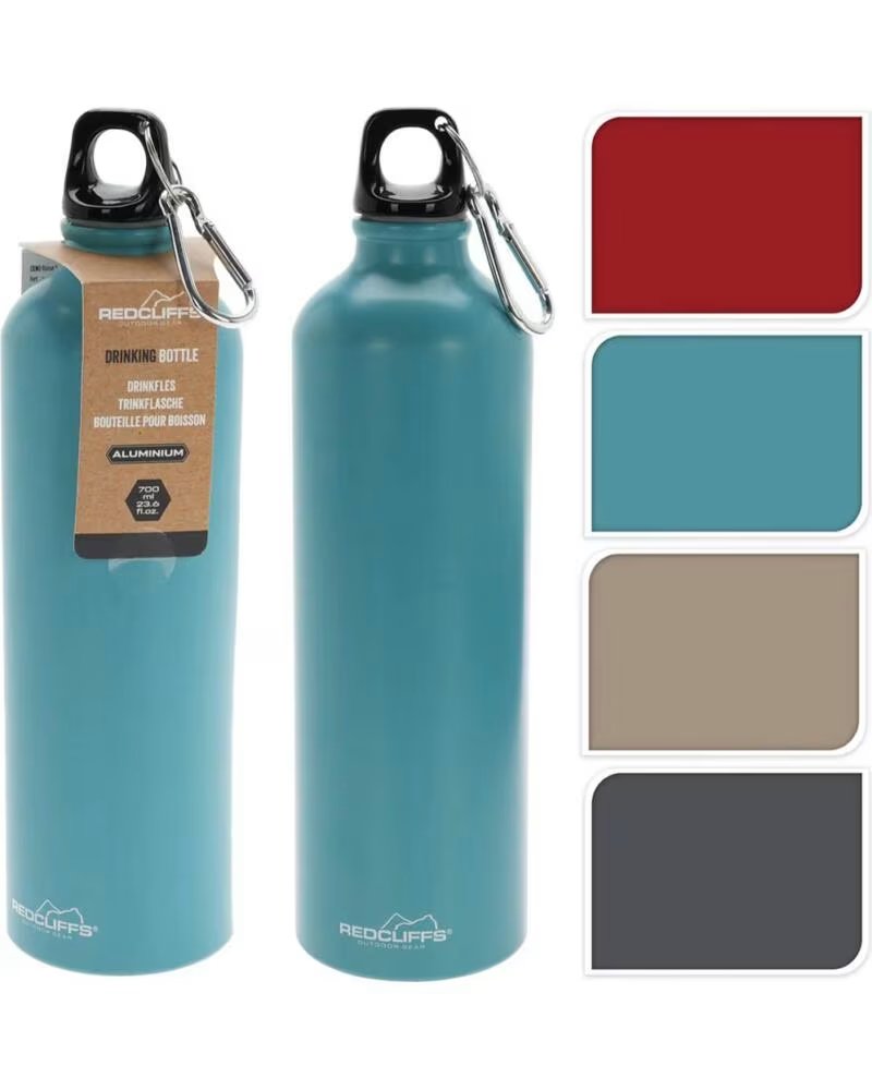 REDCLIFFS BORRACCIA IN ALLUMINIO 700ML CON MOSCHETTONE MULTICOLOR