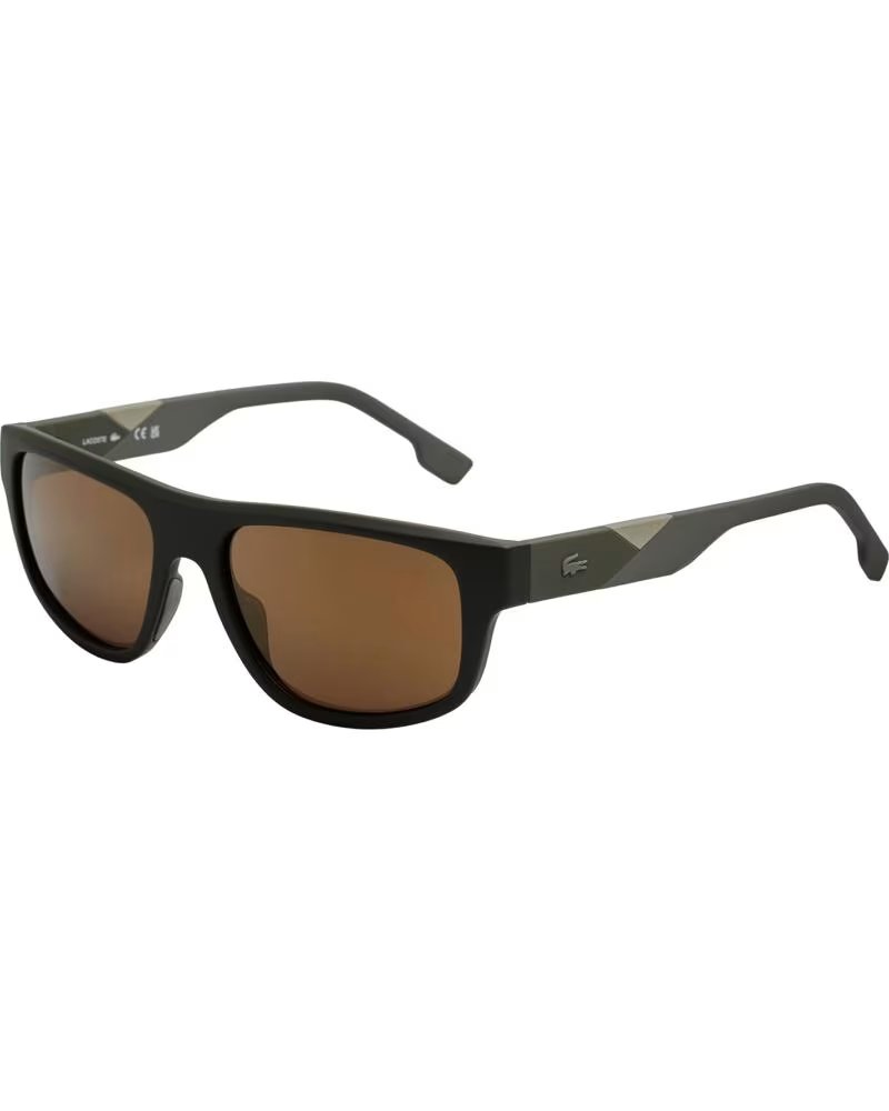 LACOSTE Gafas de Sol Hombre Rectangulares de Policarbonato L6042S VERDE KAKI