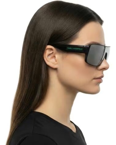 KARL LAGERFELD DAMEN SONNENBRILLE KL6129S RECHTECKIG DUNKELGRAU MATT GRIS OSCURO MATE