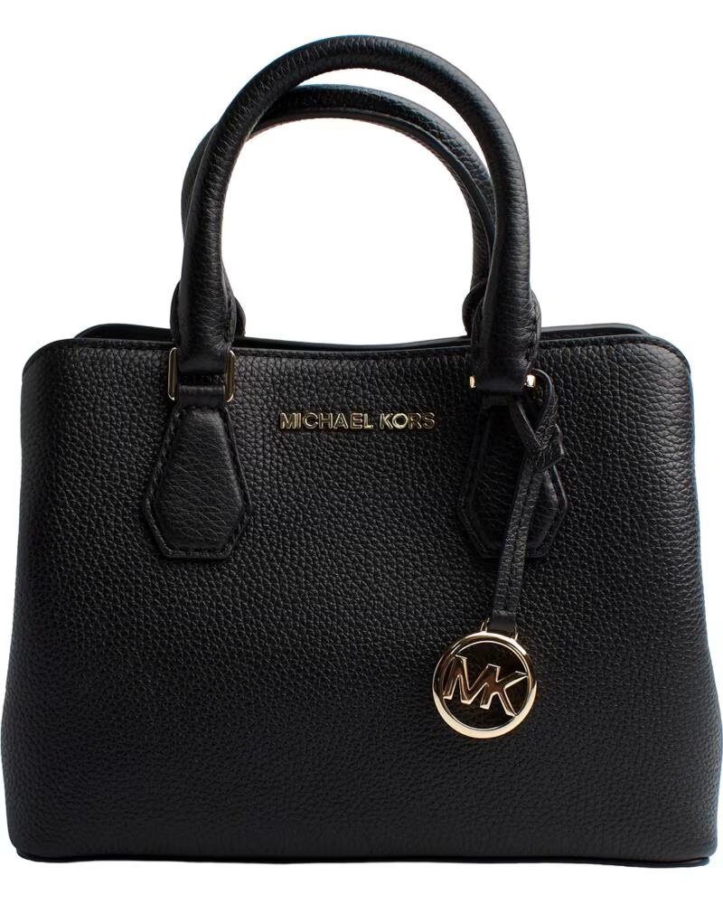 MICHAEL KORS BOLSO SATCHEL CAMILLE 30T0GCAS1L DE PIEL NEGRO