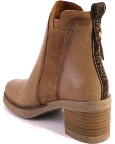 Botines de Mujer DESIREÉ MULAN10 EN PIEL COLOR TAUPE