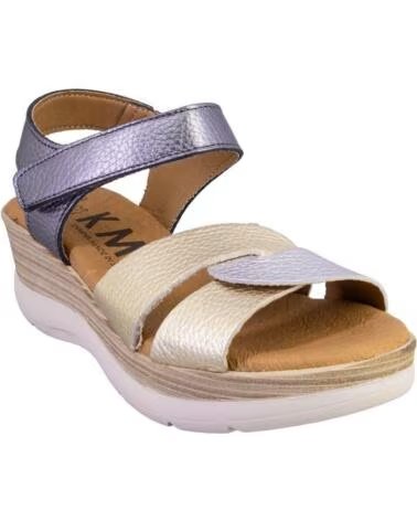 KAMINA 228 Sandalias de mujer plomo PIEL PLOMO