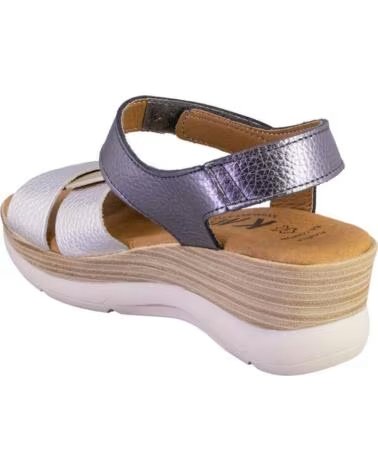 KAMINA 228 Sandalias de mujer plomo PIEL PLOMO