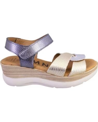 KAMINA 228 Sandalias de mujer plomo PIEL PLOMO