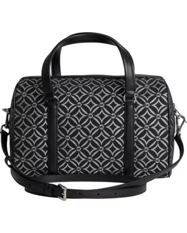 MICHAEL KORS BOLSO SATCHEL MUJER JET SET TRAVEL 35F4STFS6J NEGRO-PLATEADO