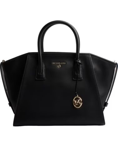 MICHAEL KORS BOLSO SATCHEL AVRIL DE PIEL GRANULADA 30F2G4VS3L NEGRO