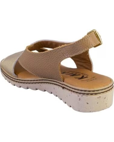 KAMINA 9054 SANDALIAS DE MUJER PIEL PLATINO