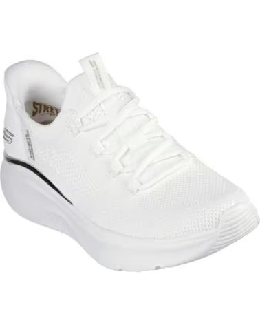 SKECHERS SLIP-INS 117617 SNEAKERS CASUAL DA DONNA BLANCO