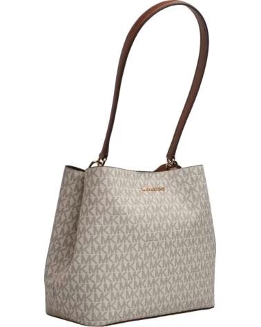 MICHAEL KORS SAC À BANDOULIÈRE PRATT BUCKET 35S4G3FS2V CREMA