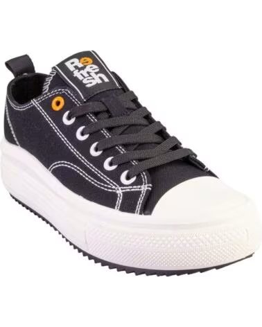 REFRESH 175061 BASKETS EN TOILE POUR FEMME NEGRO