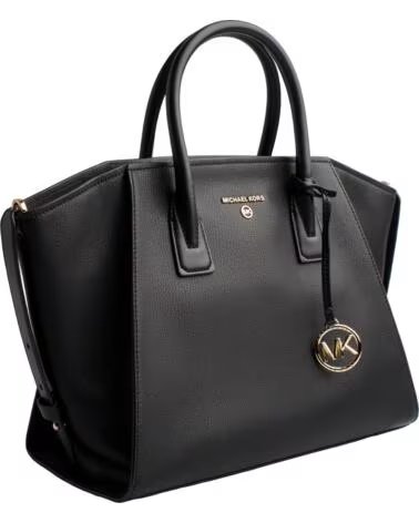 MICHAEL KORS BOLSO SATCHEL AVRIL DE PIEL GRANULADA 30F2G4VS3L NEGRO