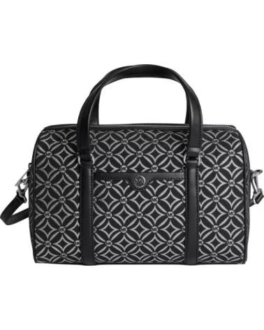 MICHAEL KORS BOLSO SATCHEL MUJER JET SET TRAVEL 35F4STFS6J NEGRO-PLATEADO