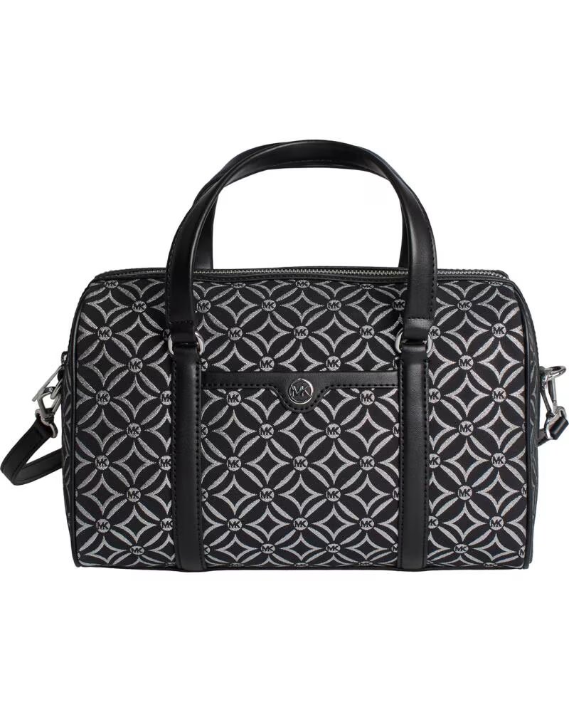 MICHAEL KORS BOLSO SATCHEL MUJER JET SET TRAVEL 35F4STFS6J NEGRO-PLATEADO