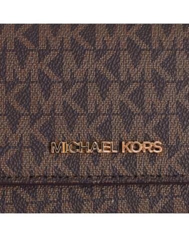 MICHAEL KORS PORTEFEUILLE FEMME JET SET 35F8GTVF3B GRAND MARRóN