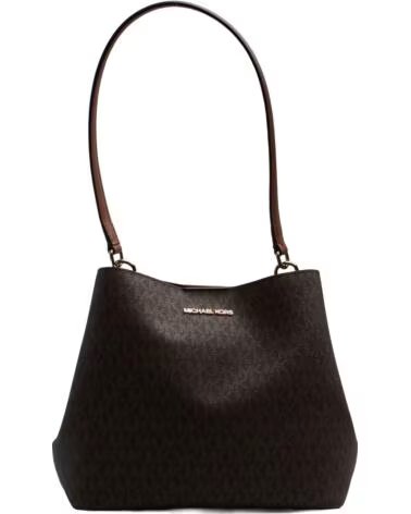 MICHAEL KORS Bolso Mujer de Hombro Estilo Bucket Pratt 35S4G3FS2V MARRóN