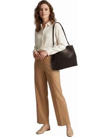 MICHAEL KORS Bolso Mujer de Hombro Estilo Bucket Pratt 35S4G3FS2V MARRóN