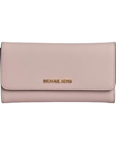 MICHAEL KORS JET SET TRAVEL 35S8GTVF7L LONG WALLET FOR WOMEN PINK ROSA